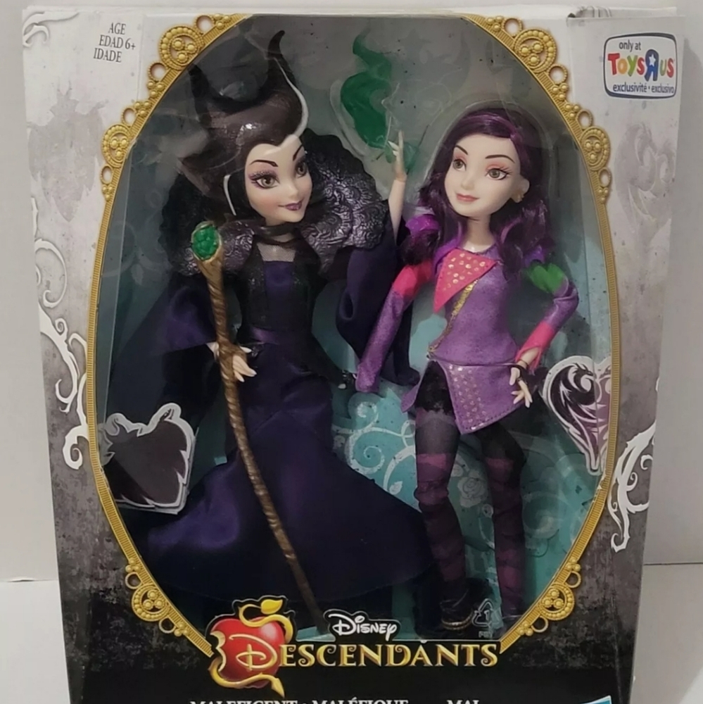 Disney Descendants MALEFICENT & MAL DOLL SETISLE